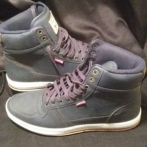 Levi's high-top hiking boots tennis shoes comfort fit Sz 11 ( i )